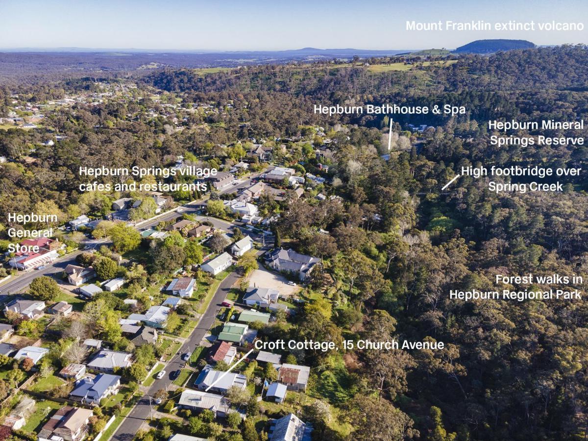 Croft Cottage Hepburn Springs Esterno foto